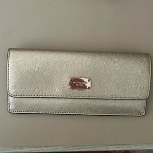 Michael Kors Rose Gold Envelope Wallet